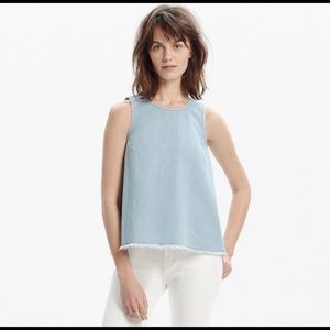 Madewell Sleeveless Jean Top M